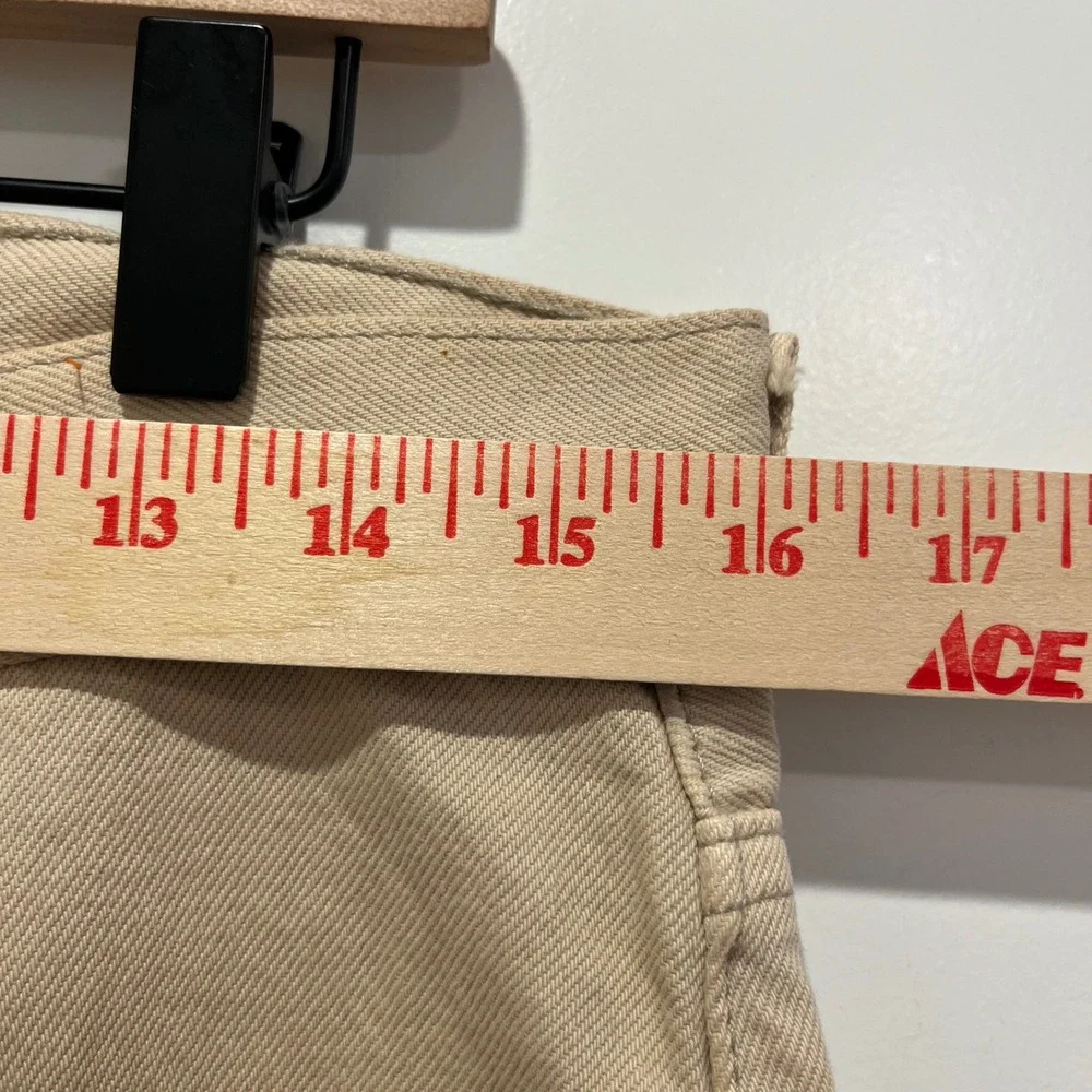 Levis 550 Relaxed Fit Jeans Mens 34x30 Tan Khaki Cotton Denim Tapered Leg 1518